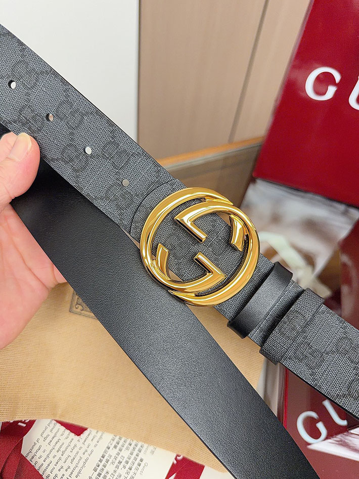 グッチ アウトレット店舗 GUCCI ベルト メンズ GGスプリームキャンバス インターロッキングG バックル 2701949 グッチ ベルト 安い - 画像 (7)