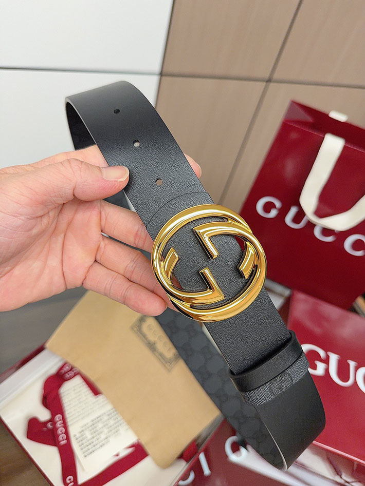 グッチ アウトレット店舗 GUCCI ベルト メンズ GGスプリームキャンバス インターロッキングG バックル 2701949 グッチ ベルト 安い - 画像 (5)