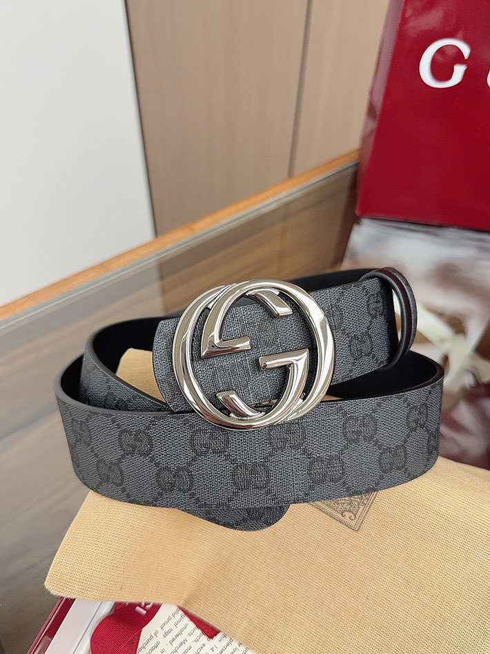 グッチ アウトレット店舗 GUCCI ベルト メンズ GGスプリームキャンバス インターロッキングG バックル 2701950 グッチ ベルト 新作 - 画像 (9)