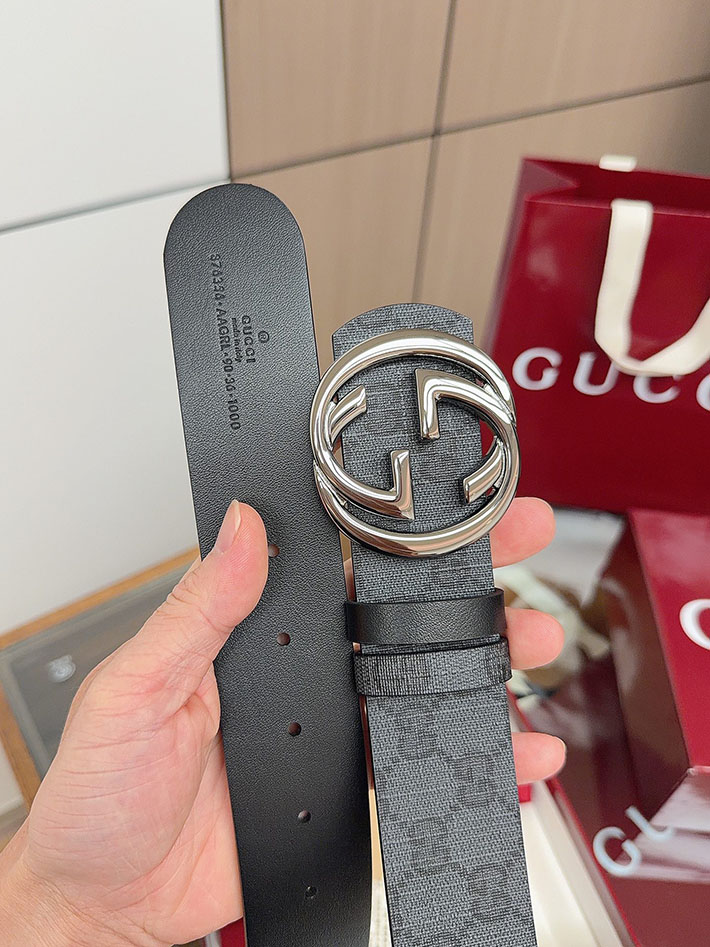 グッチ アウトレット店舗 GUCCI ベルト メンズ GGスプリームキャンバス インターロッキングG バックル 2701950 グッチ ベルト 新作 - 画像 (8)