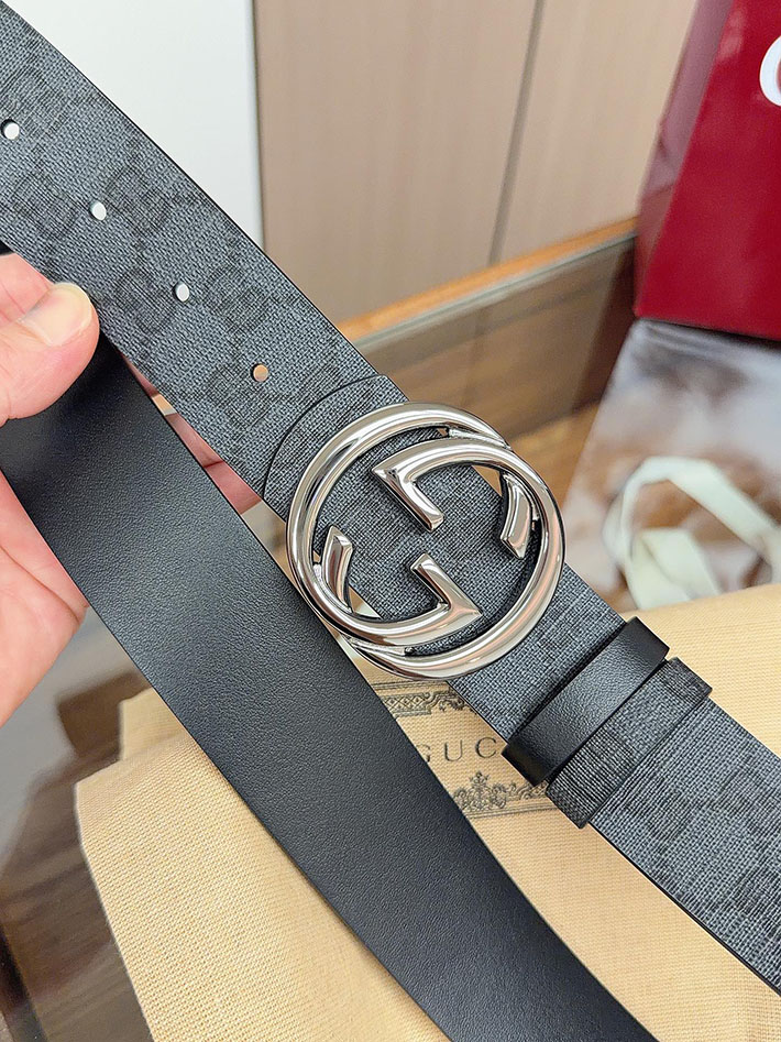 グッチ アウトレット店舗 GUCCI ベルト メンズ GGスプリームキャンバス インターロッキングG バックル 2701950 グッチ ベルト 新作 - 画像 (7)