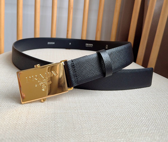 プラダ アウトレット店舗 PRADA ベルト メンズ 35mm グッズ 小物 バックル レザーベルト 2701952 プラダ ベルト メンズ アウトレット - 画像 (6)