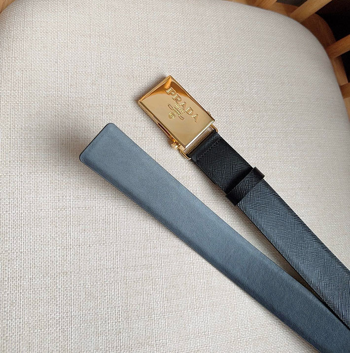 プラダ アウトレット店舗 PRADA ベルト メンズ 35mm グッズ 小物 バックル レザーベルト 2701952 プラダ ベルト メンズ アウトレット - 画像 (4)