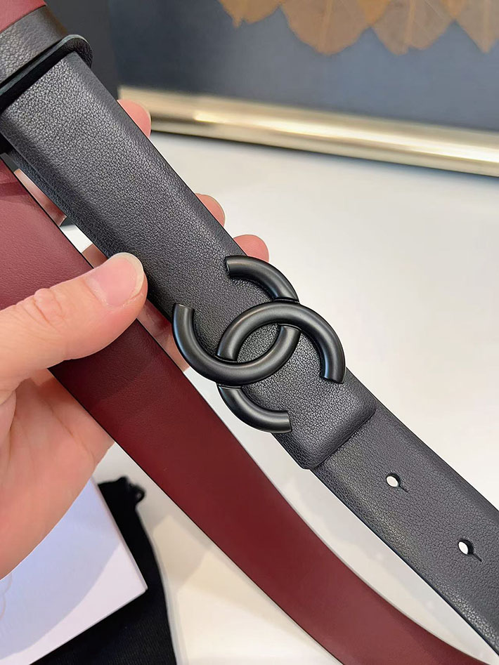 シャネル アウトレット店舗 CHANEL ナローベルト レディース 30mm リバーシブル ココマーク レザー CCマーク 2701957 シャネル ベルト レディース - 画像 (9)