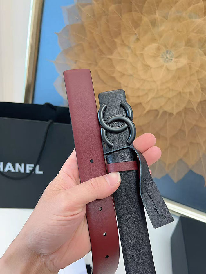 シャネル アウトレット店舗 CHANEL ナローベルト レディース 30mm リバーシブル ココマーク レザー CCマーク 2701957 シャネル ベルト レディース - 画像 (7)