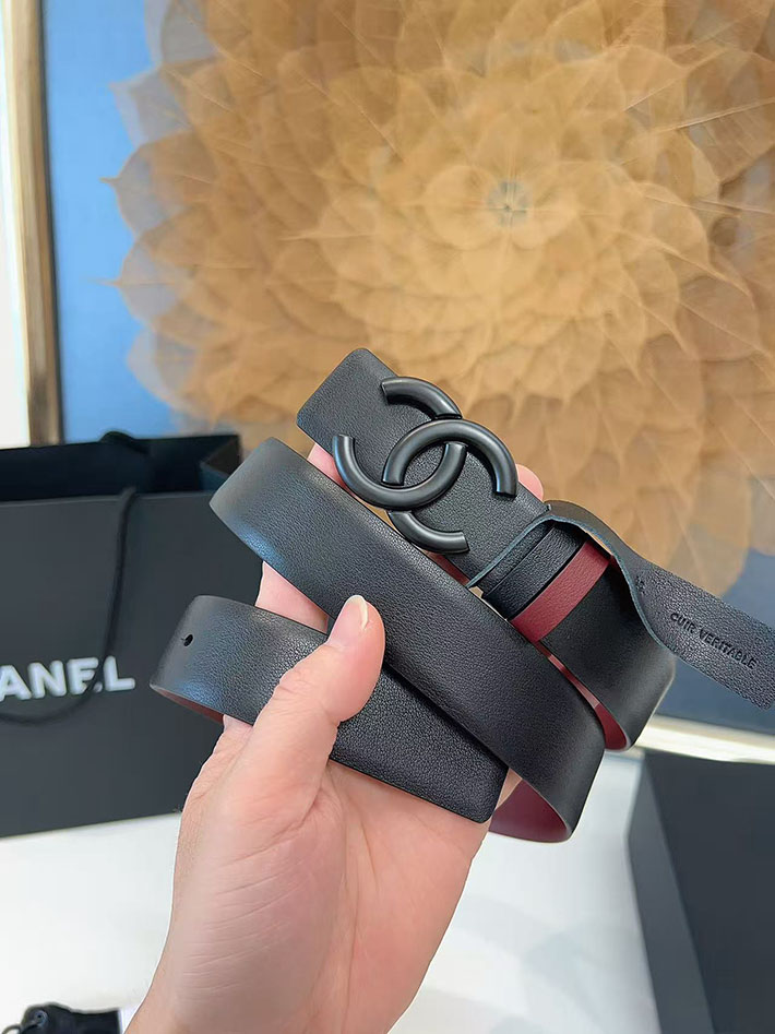 シャネル アウトレット店舗 CHANEL ナローベルト レディース 30mm リバーシブル ココマーク レザー CCマーク 2701957 シャネル ベルト レディース - 画像 (6)