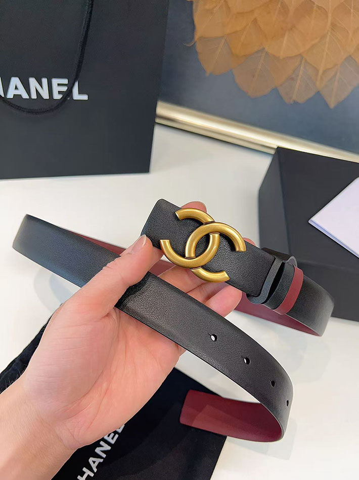 シャネル アウトレット店舗 CHANEL ナローベルト レディース 30mm リバーシブル ココマーク レザー CCマーク 2701958 シャネル ベルト 公式 - 画像 (9)