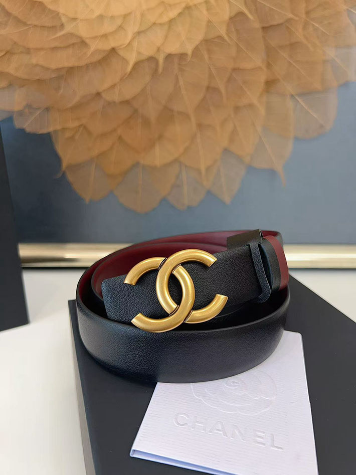 シャネル アウトレット店舗 CHANEL ナローベルト レディース 30mm リバーシブル ココマーク レザー CCマーク 2701958 シャネル ベルト 公式 - 画像 (6)