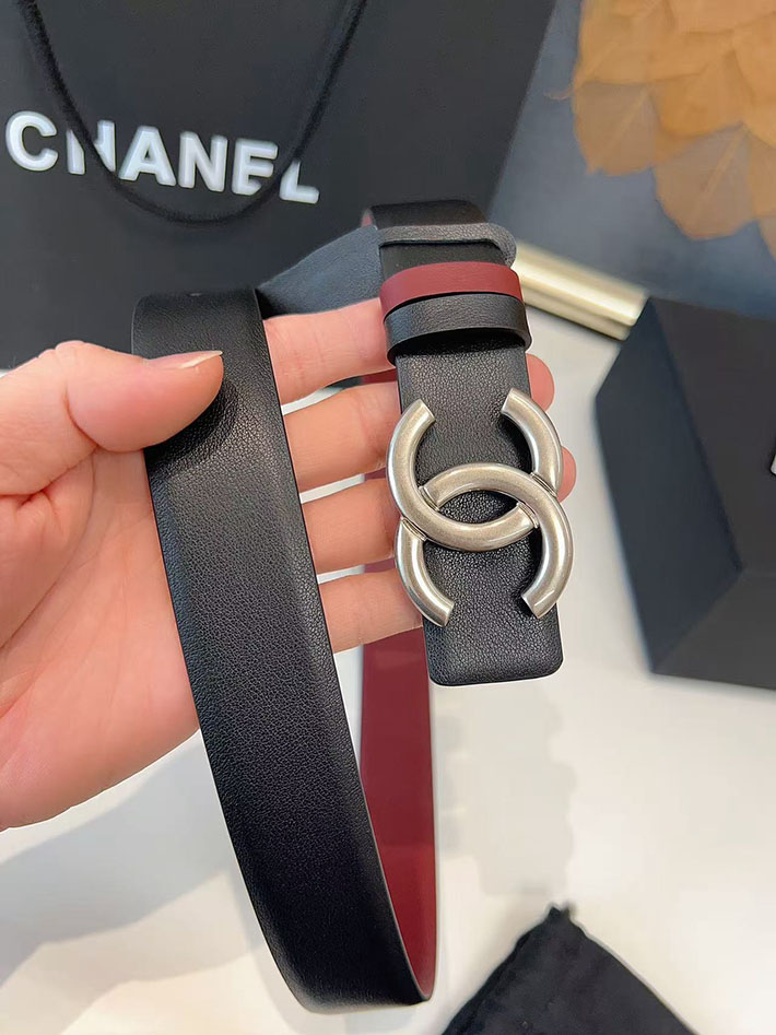 シャネル アウトレット店舗 CHANEL ナローベルト レディース 30mm リバーシブル ココマーク レザー CCマーク 2701959 シャネル ベルト 値段 - 画像 (7)