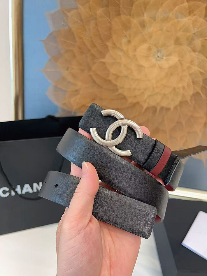 シャネル アウトレット店舗 CHANEL ナローベルト レディース 30mm リバーシブル ココマーク レザー CCマーク 2701959 シャネル ベルト 値段 - 画像 (6)
