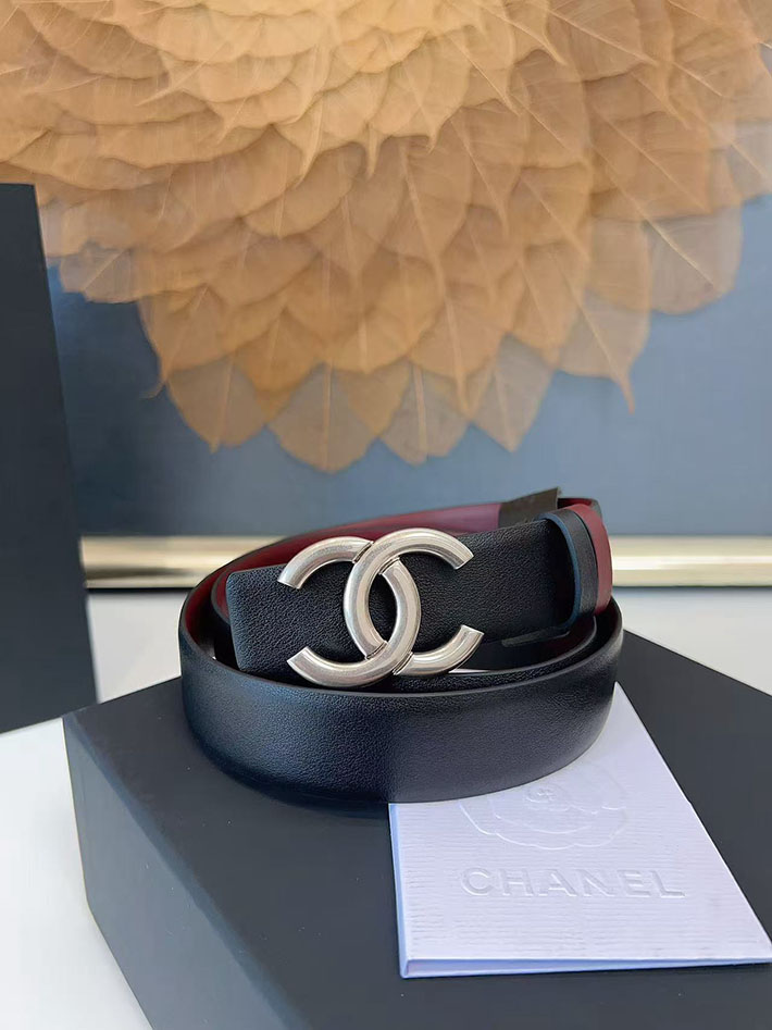 シャネル アウトレット店舗 CHANEL ナローベルト レディース 30mm リバーシブル ココマーク レザー CCマーク 2701959 シャネル ベルト 値段 - 画像 (5)