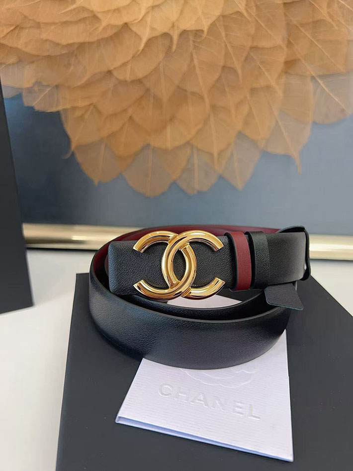 シャネル アウトレット店舗 CHANEL ナローベルト レディース 30mm リバーシブル ココマーク レザー CCマーク 2701960 シャネル ベルト 人気 - 画像 (8)