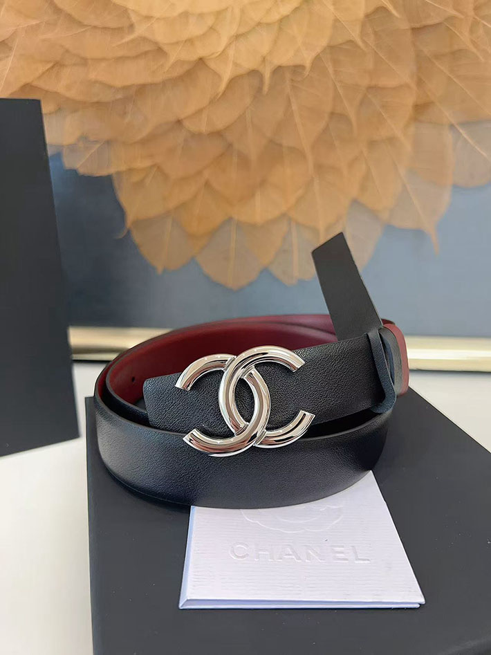 シャネル アウトレット店舗 CHANEL ナローベルト レディース 30mm リバーシブル ココマーク レザー CCマーク 2701961 シャネル ベルト アウトレット - 画像 (8)