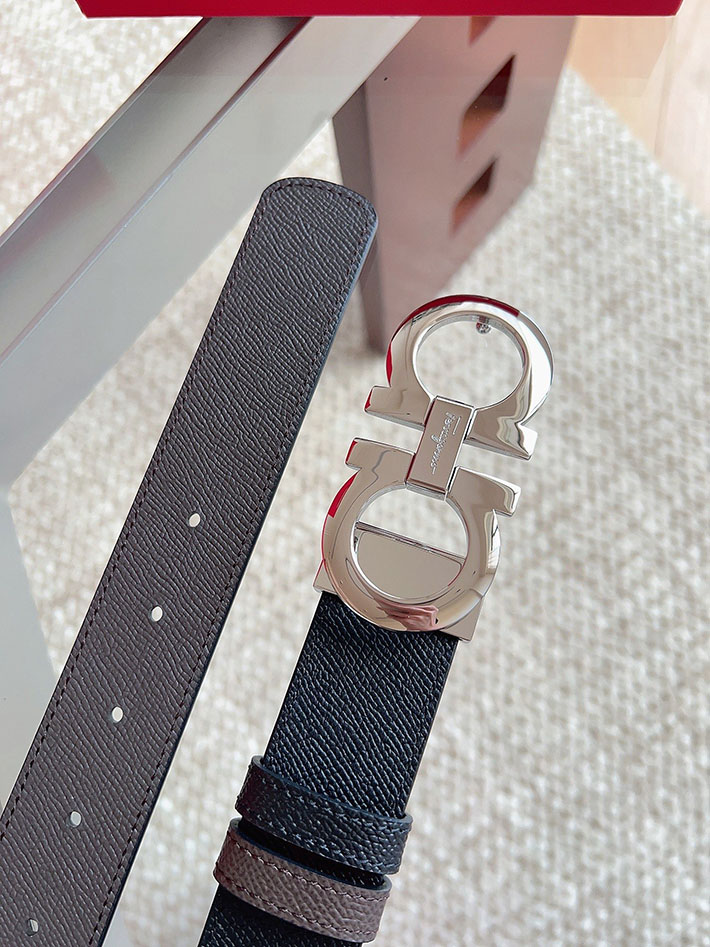 Salvatore Ferragamo アウトレット 店舗 フェラガモ レディース メンズ 35mm ベルト リバーシブル ガンチーニ 2701976 フェラガモ ベルト 交換 - 画像 (4)