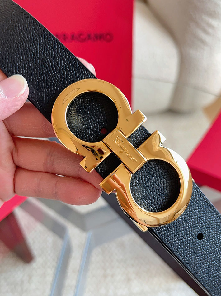 Salvatore Ferragamo アウトレット 店舗 フェラガモ レディース メンズ 35mm ベルト リバーシブル ガンチーニ 2701977 フェラガモ ベルト コーデ - 画像 (7)