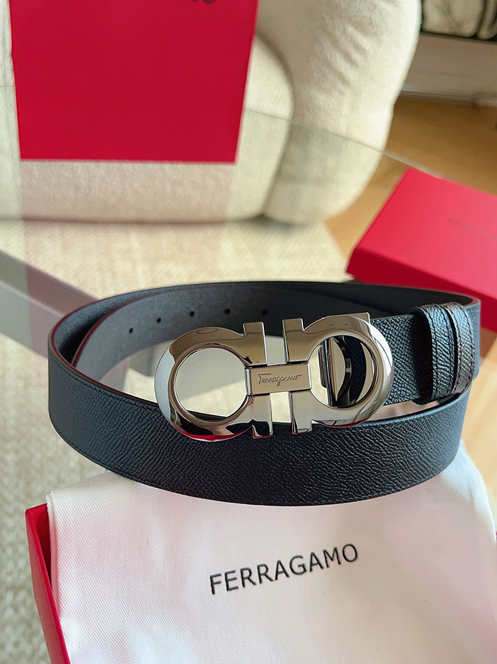 Salvatore Ferragamo アウトレット 店舗 フェラガモ レディース メンズ 35mm ベルト リバーシブル ガンチーニ 2701978 Ferragamo ベルト アウトレット - 画像 (6)