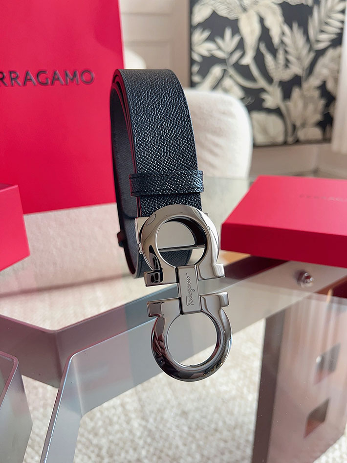 Salvatore Ferragamo アウトレット 店舗 フェラガモ レディース メンズ 35mm ベルト リバーシブル ガンチーニ 2701978 Ferragamo ベルト アウトレット - 画像 (5)