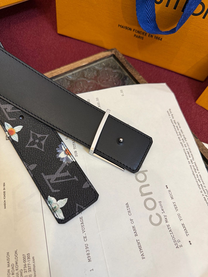 ルイヴィトン アウトレット店舗 LOUIS VUITTON ベルト・LV イニシャル モノグラム・フラワー 40MM リバーシブル 2701982 ルイヴィトン ベルト アウトレット - 画像 (4)