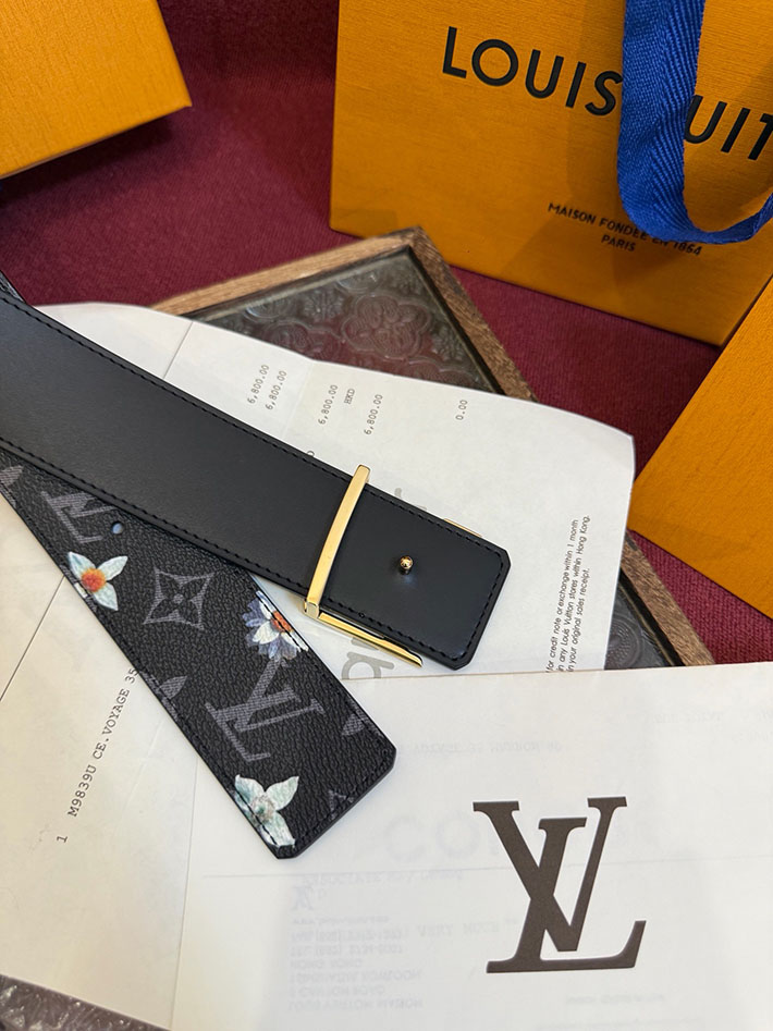 ルイヴィトン アウトレット店舗 LOUIS VUITTON ベルト・LV イニシャル モノグラム・フラワー 40MM リバーシブル 2701983 ルイヴィトン ベルト セール - 画像 (5)