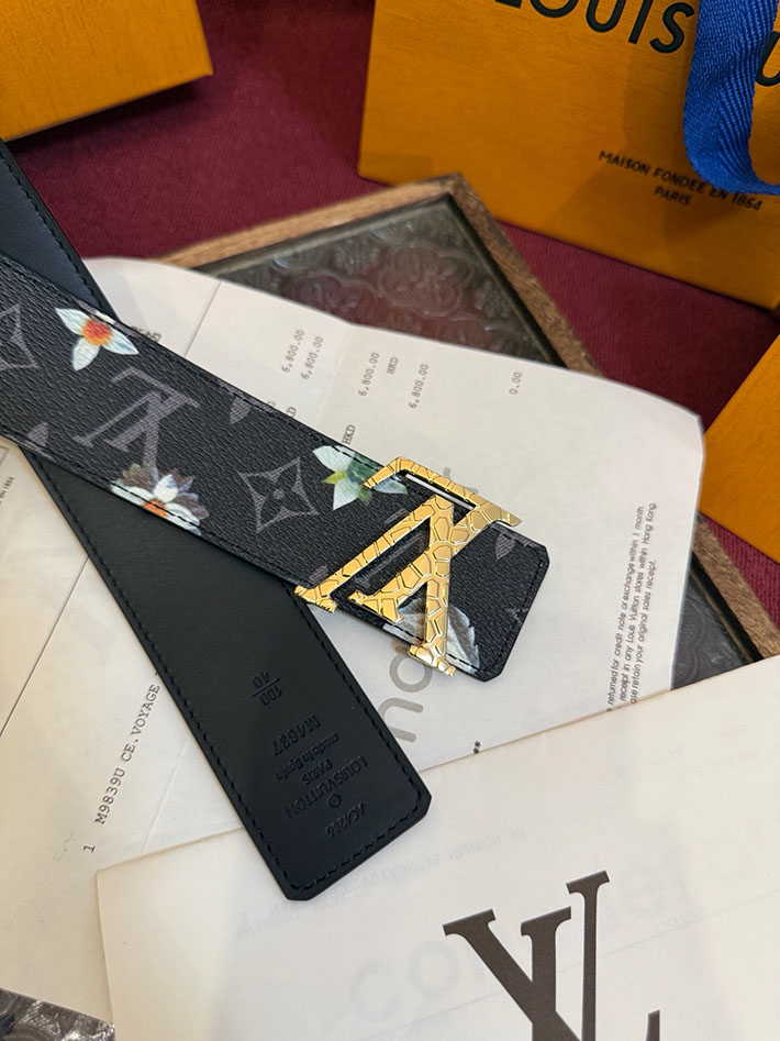 ルイヴィトン アウトレット店舗 LOUIS VUITTON ベルト・LV イニシャル モノグラム・フラワー 40MM リバーシブル 2701983 ルイヴィトン ベルト セール - 画像 (4)