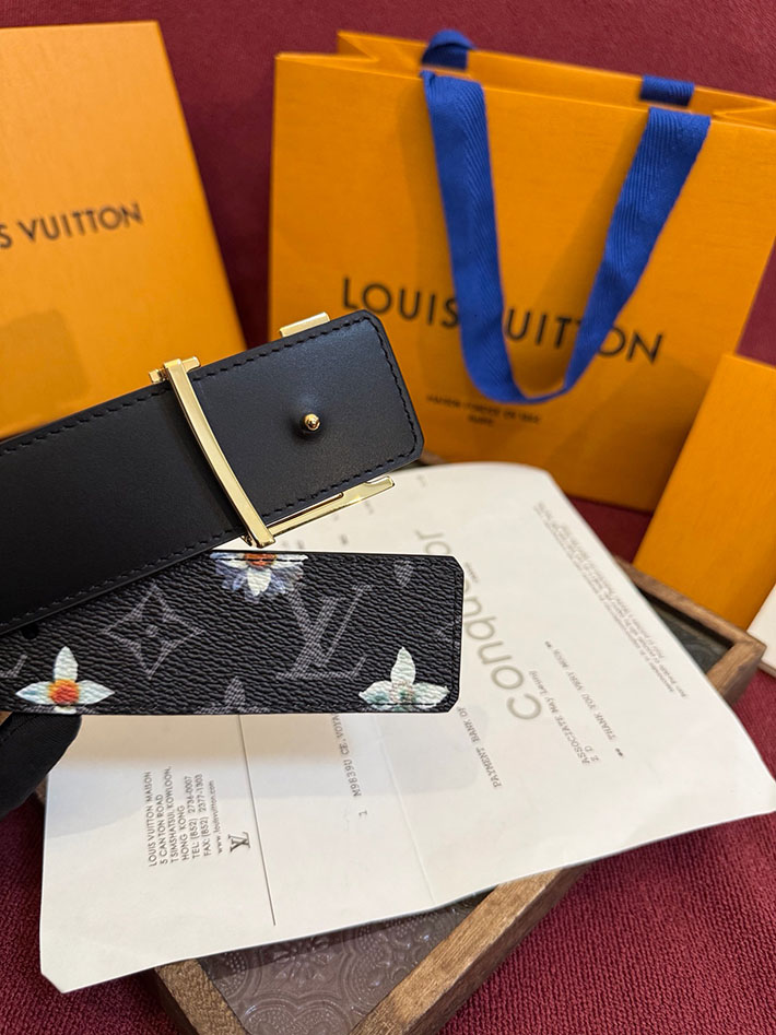 ルイヴィトン アウトレット店舗 LOUIS VUITTON ベルト メンズ モノグラム イニシャル ファッションアイテム 2701985 ルイ ヴィトン ベルト リバーシブル - 画像 (4)