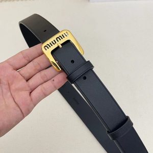 MIUMIU ナッパレザー ベルト