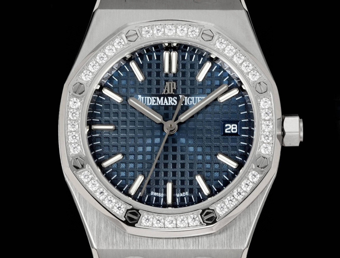 オーデマピゲスーパーコピー N級品通販オーデマピゲ ロイヤルオーク 34mm ステンレス ダイヤ ブルーダイヤル スペック オーデマピゲ 時計ケース - 画像 (2)