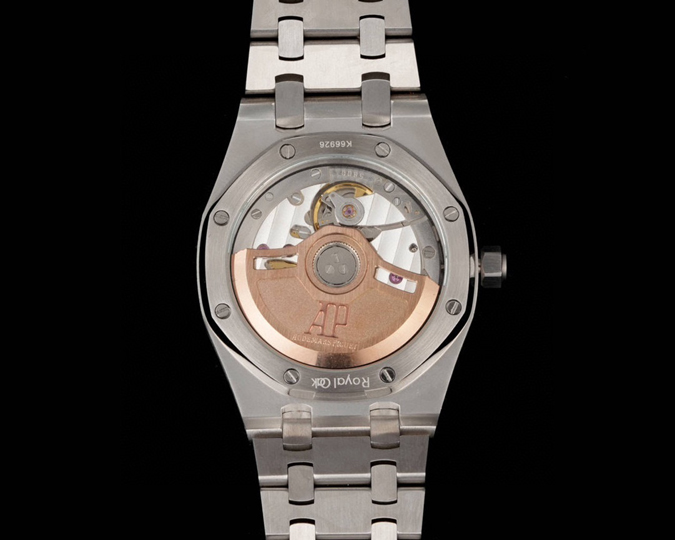 オーデマピゲスーパーコピー N級品通販オーデマピゲ ロイヤルオーク 34mm ステンレス ダイヤ ブルーダイヤル スペック オーデマピゲ 時計ケース - 画像 (6)