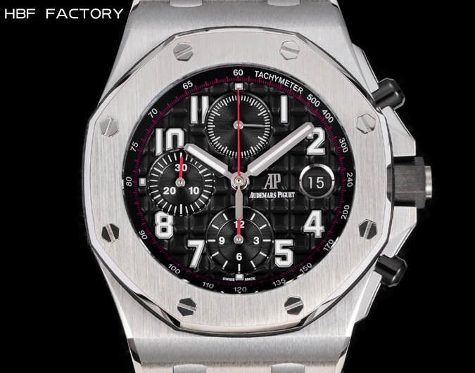 オーデマピゲスーパーコピー N級品通販オーデマ・ピゲ ロイヤルオーク オフショア レプリカ 42mm ブラック グランドタピスリー 赤針 オーデマピゲ ロイヤルオーク コピー - 画像 (2)