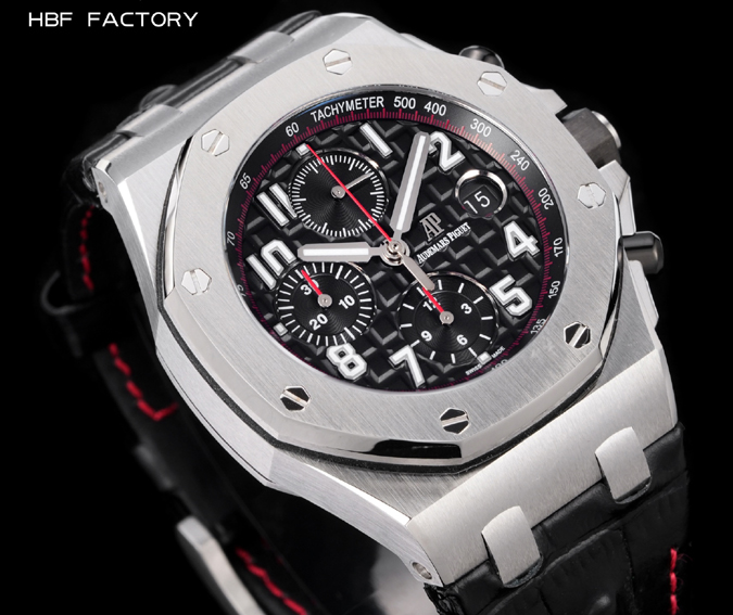 オーデマピゲスーパーコピー N級品通販オーデマ・ピゲ ロイヤルオーク オフショア レプリカ 42mm ブラック グランドタピスリー 赤針 オーデマピゲ ロイヤルオーク コピー - 画像 (3)