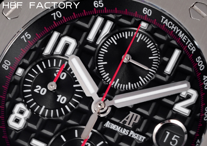 オーデマピゲスーパーコピー N級品通販オーデマ・ピゲ ロイヤルオーク オフショア レプリカ 42mm ブラック グランドタピスリー 赤針 オーデマピゲ ロイヤルオーク コピー - 画像 (5)