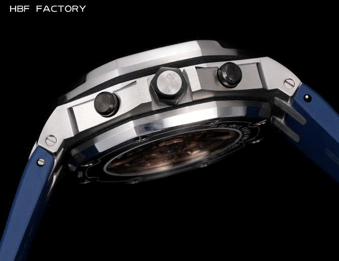 オーデマピゲスーパーコピー N級品通販オーデマ・ピゲ ロイヤルオーク オフショア レプリカ 42mm シルバー グランドタピスリー 青サブ オーデマピゲ スーパーコピー - 画像 (6)