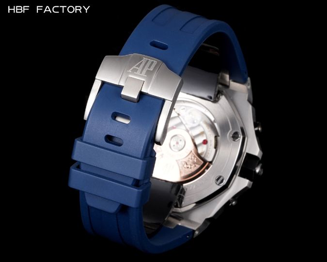 オーデマピゲスーパーコピー N級品通販オーデマ・ピゲ ロイヤルオーク オフショア レプリカ 42mm シルバー グランドタピスリー 青サブ オーデマピゲ スーパーコピー - 画像 (9)