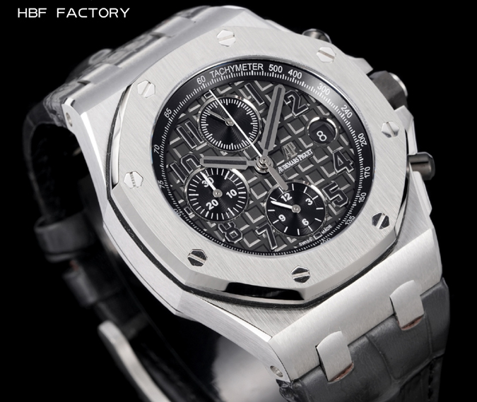 オーデマピゲスーパーコピー N級品通販オーデマ・ピゲ ロイヤルオーク オフショア レプリカ 42mm グレー グランドタピスリー 3眼タイミング オーデマピゲ ロイヤルオーク 買取 - 画像 (4)