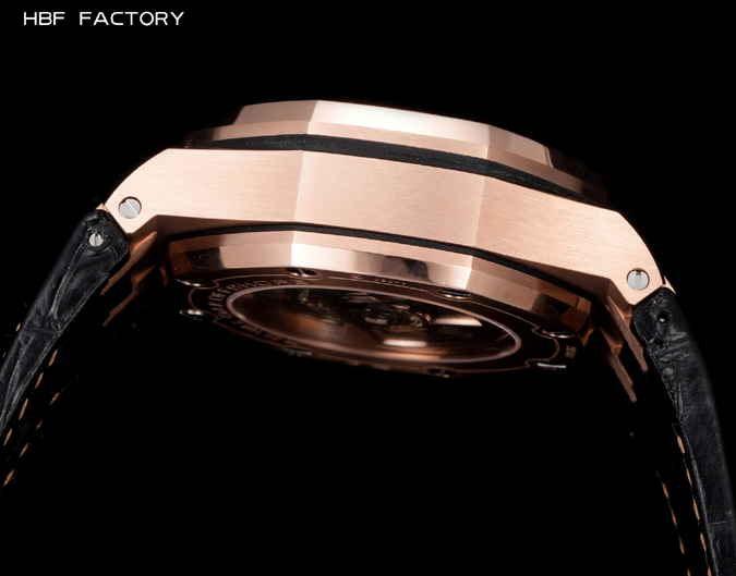 オーデマピゲスーパーコピー N級品通販オーデマ・ピゲ ロイヤルオーク オフショア レプリカ 42mm ローズゴールド グランドタピスリー 黒サブ オーデマピゲ 時計 - 画像 (7)