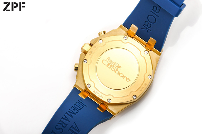 オーデマピゲスーパーコピー N級品通販オーデマ・ピゲ レプリカ 37mm ダイヤモンドベゼル ブルータピスリー ラバー オーデマピゲ 価格 - 画像 (6)