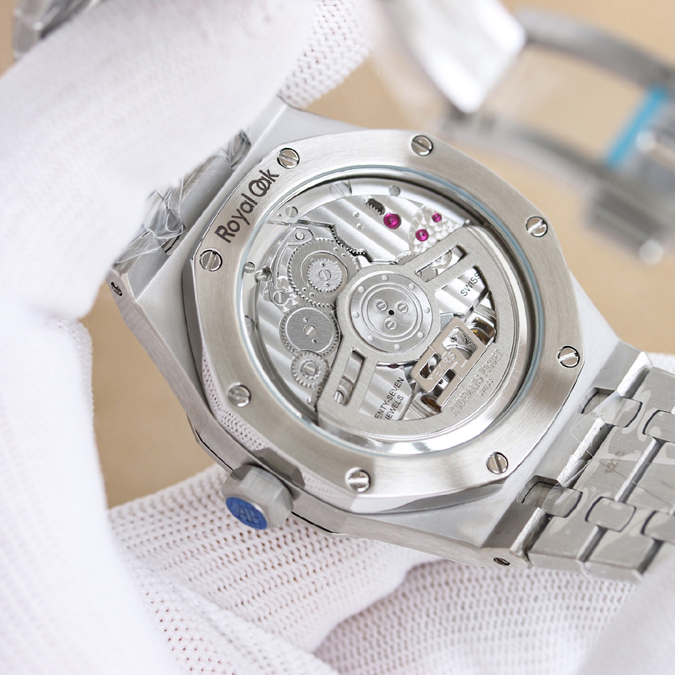 オーデマピゲスーパーコピー N級品通販オーデマピゲ ロイヤルオーク トゥールビヨン 26530ST グリーン×WG ステンレス カスタム オーデマピゲ スウォッチ ベルト - 画像 (3)