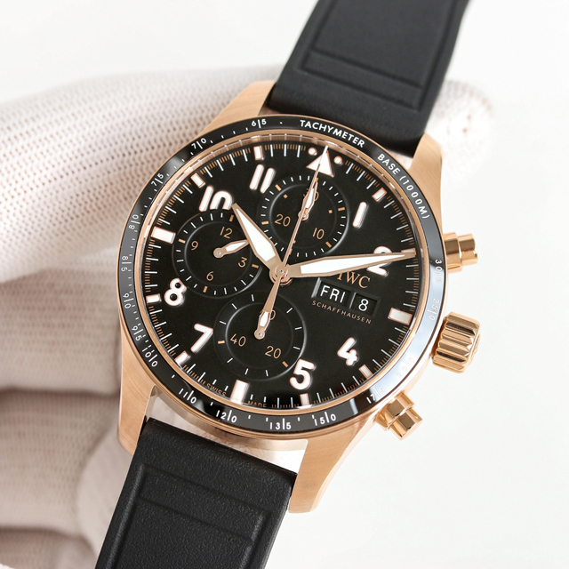 ブランド腕時計専門店 通販 IWC パイロット・ウォッチ クロノグラフ ダイヤル ステンレススチール iwc 腕時計 人気 - 画像 (3)