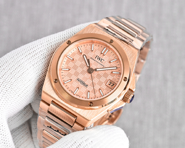 ブランド腕時計専門店 通販 IWC インジニアー オートマチック 18K 5Nゴールド ゴールドグリッド ブレスレット 腕時計 iwc 時計 人気 レディース - 画像 (8)