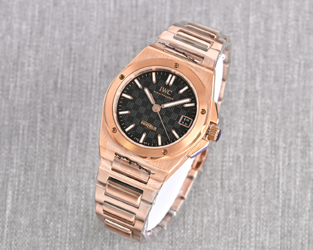 ブランド腕時計専門店 通販 IWC インジニアー オートマチック18K 5Nゴールド ブラックグリッド ブレスレット 日付 腕時計 iwc 時計 新品 レディース - 画像 (2)