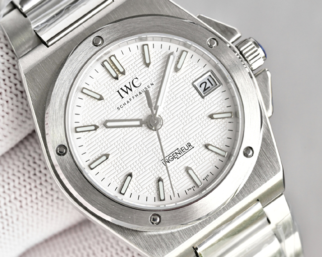 ブランド腕時計専門店 通販 IWC インジニアー オートマチック シルバーグリッド ステンレススチール ブレスレット 腕時計 iwc 時計 レディース - 画像 (3)