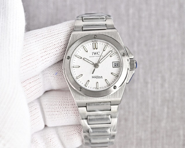 ブランド腕時計専門店 通販 IWC インジニアー オートマチック シルバーグリッド ステンレススチール ブレスレット 腕時計 iwc 時計 レディース - 画像 (4)