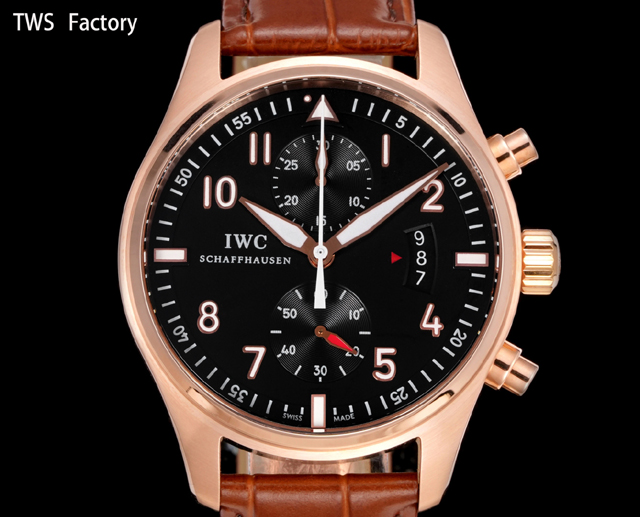 ブランド腕時計専門店 通販 IWC パイロット クロノグラフ 41 TOP GUN モハーヴェ砂色セラミック IW387902 レプリカ 腕時計 iwc 時計 パイロットウォッチ - 画像 (3)