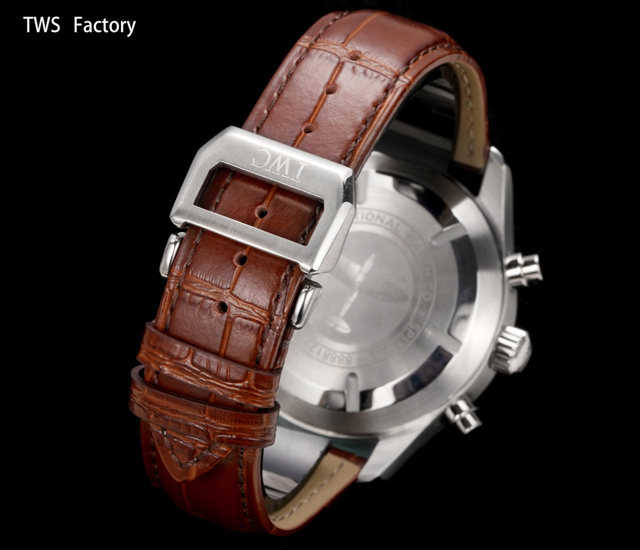 ブランド腕時計専門店 通販IWC レプリカ スピットファイア クロノ アルドワーズ文字盤 ブラウンレザー 自動巻き 高級コピー時計 iwc 時計 価格 - 画像 (5)