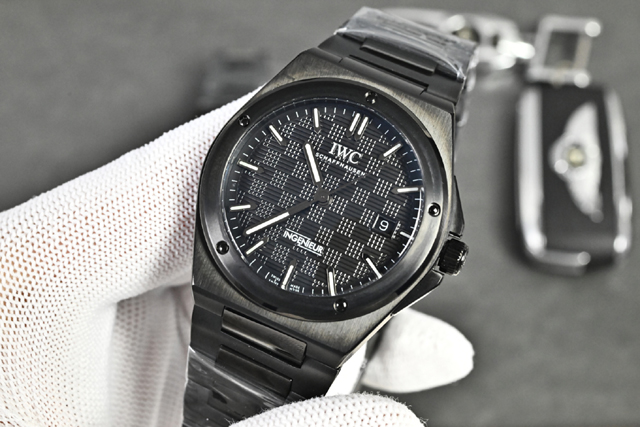 ブランド腕時計専門店 通販IWC インジニアー オートマチック ブラックグリッド ステンレスブレスレット iwc 時計 インジュニア - 画像 (3)