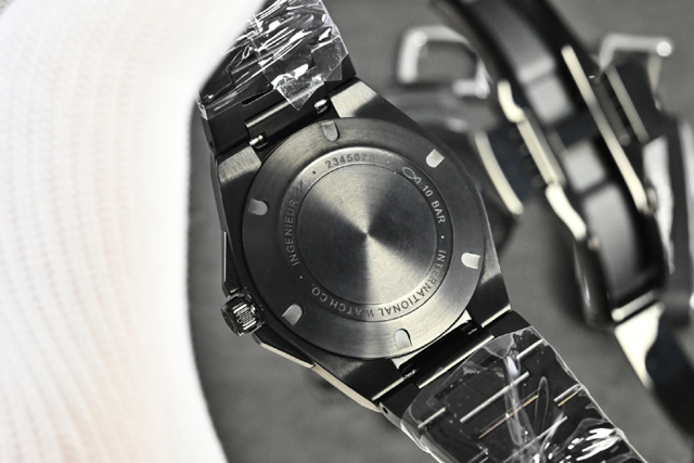 ブランド腕時計専門店 通販IWC インジニアー オートマチック ブラックグリッド ステンレスブレスレット iwc 時計 インジュニア - 画像 (6)