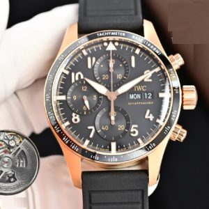 ブランド腕時計専門店 通販IWC パイロットウォッチ クロノグラフ 41 ローズゴールド ブラック レプリカ時計 iwc 時計 価格