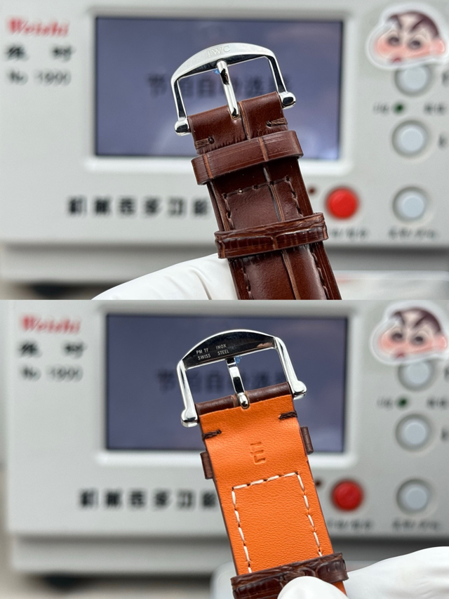 ブランド腕時計専門店 通販IWC レプリカ ポートフィノシリーズ 万年暦 ムーンフェイズ ブラウンストラップ 自動巻き iwc 時計 公式 - 画像 (9)