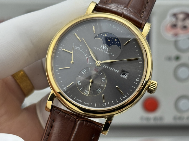ブランド腕時計専門店 通販IWC ポートフィノ ハンドワウンド ムーンフェイズ レッドゴールド アードワイズグレー iwc 時計 新品 - 画像 (5)