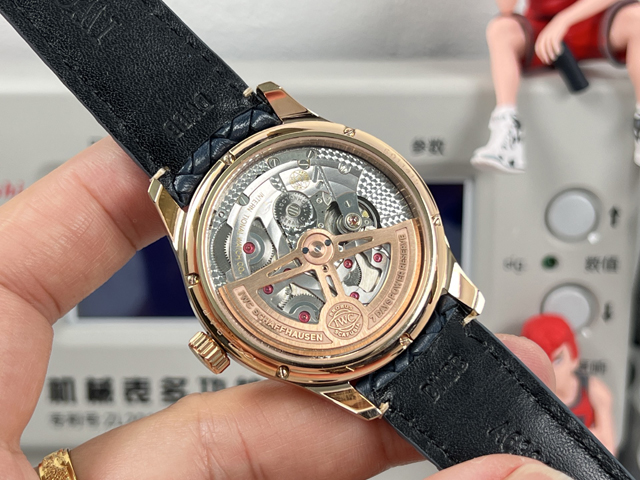 ブランド腕時計専門店 通販IWC ポルトギーゼ パーペチュアルカレンダー ゴールド風 ブルーダイヤル ブルーベルト iwc 時計 人気 ステンレススチール - 画像 (8)